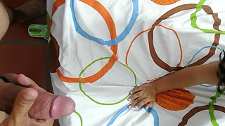 My Slut Girlfriend Loves to Suck My Balls