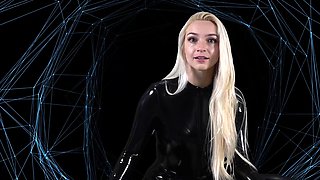 Blonde emo amateur solo masturbation