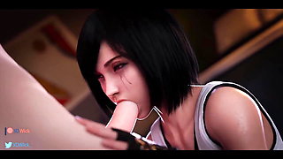 Tifa's Eyes Water as a Big Cock Hits the Back of Her Throat