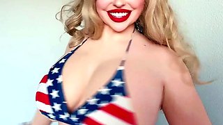 Big boobs milf masturbates with her dildo