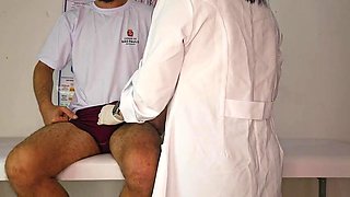 Schoolgirl is seen by the University Nurse.
